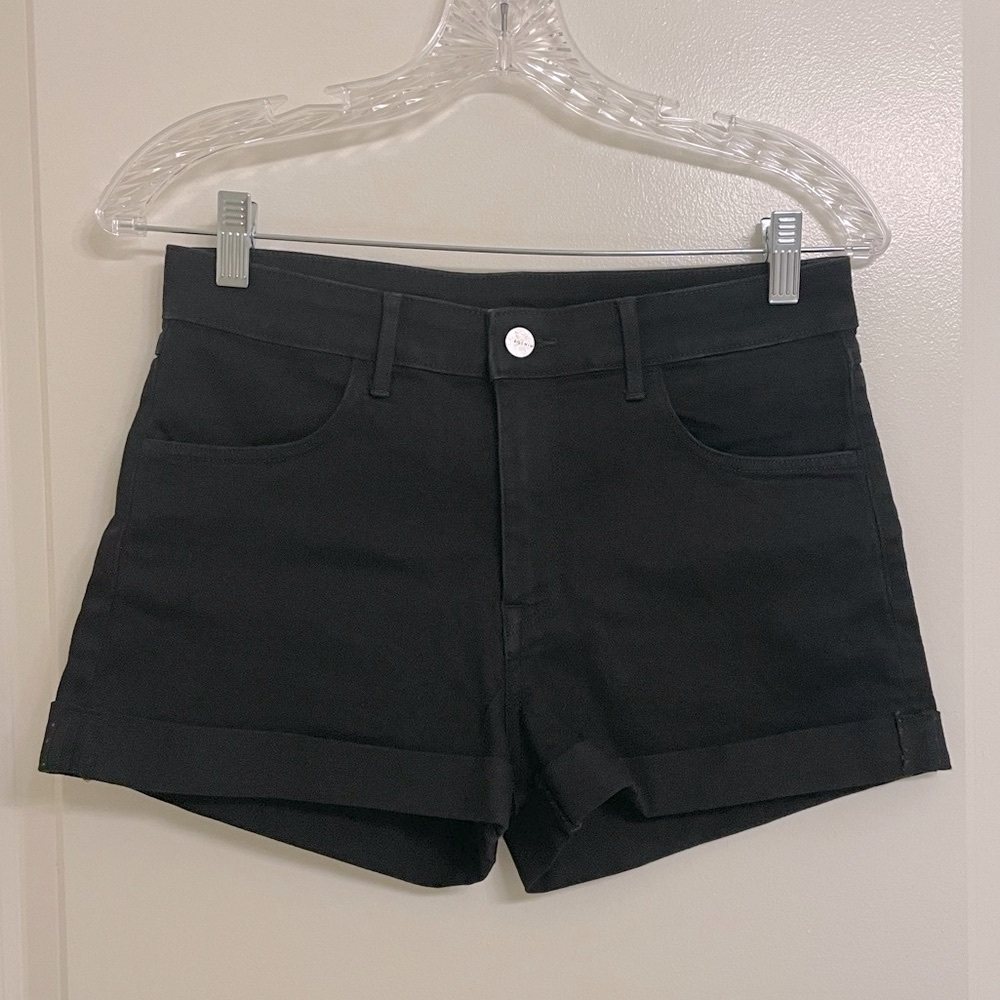 H&M Black Denim Shorts